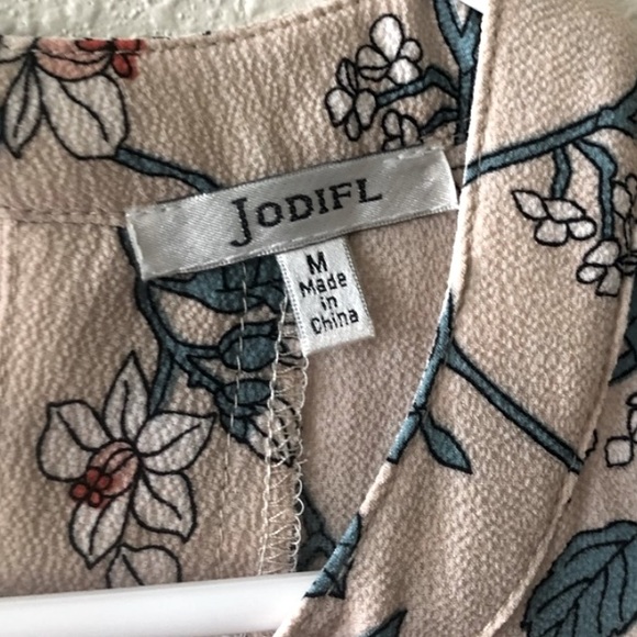 Patterned Jodifl Long Sleeve Blouse - Picture 3 of 7